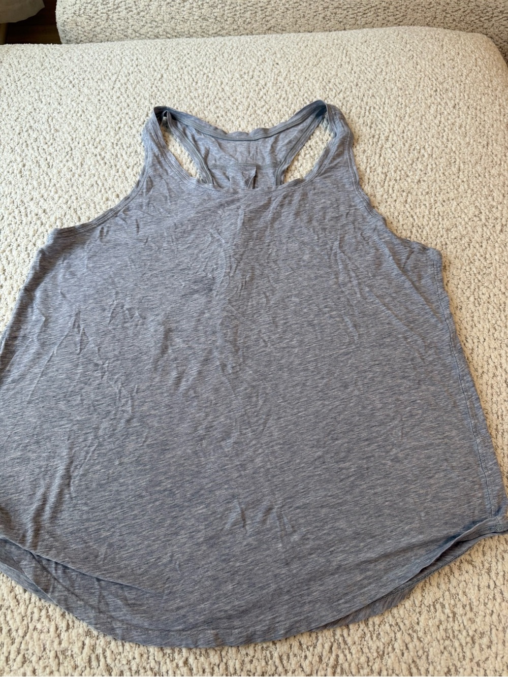 lululemon athletica Heather Gray Racerback Tank